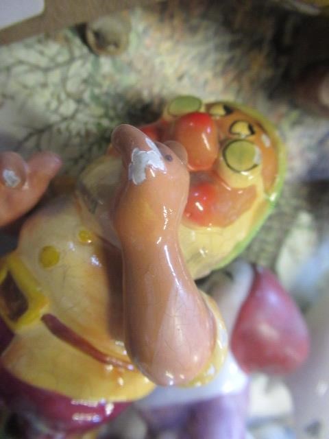 CHINA FIGURES INCLUDING SNOW WHITE DWARFS AND ROYAL DOULTON FIGURES Image