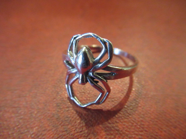 SILVER SPIDER RING Image