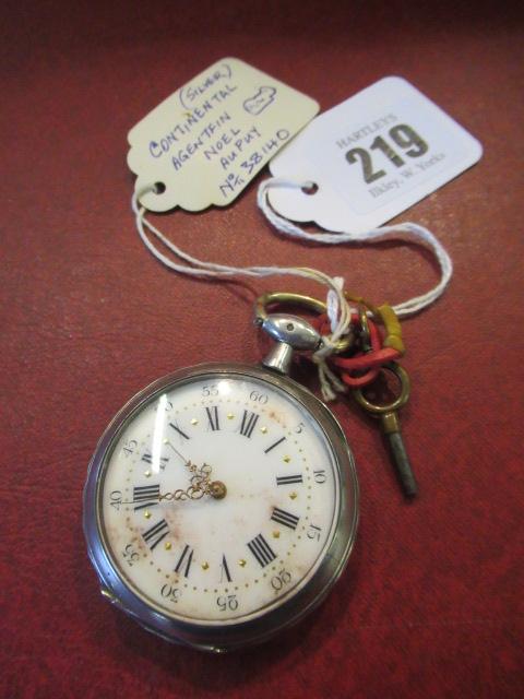 CONTINENTAL METAL NOEL POCKET WATCH Image
