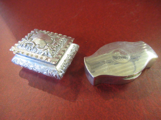 TWO SILVER BOXES Image