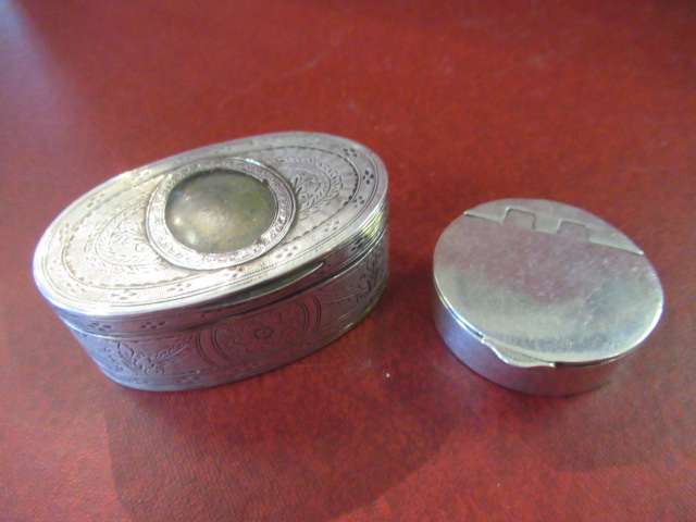 TWO WHITE METAL BOXES Image