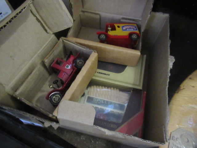 FOUR BOXED LLEDO AND MODELS OF YESTERYEAR VINTAGE VANS Image
