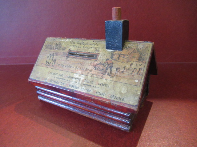 CHURCH SOCIETY ENGLANDS SCATTERED COLONISTS COLLECTION BOX Image