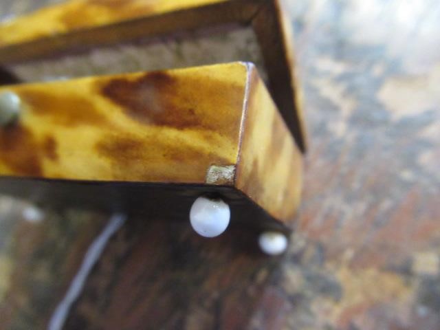 THREE GEORGIAN TORTOISESHELL TRINKET BOXES Image