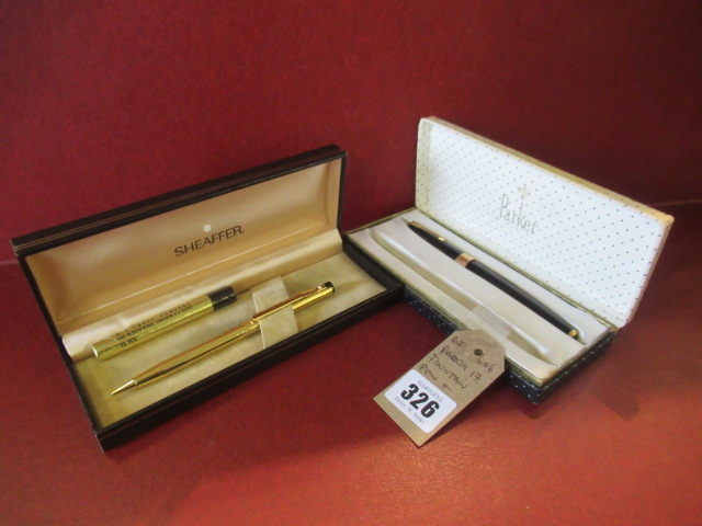 PARKER 17 FOUNTAIN PEN AND SHEAFFER BIRO Image