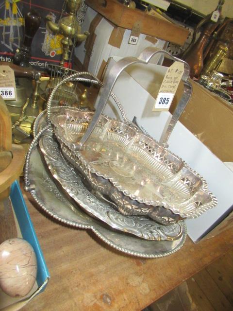 QUANTITY OF EPNS INCLUDING TRAYS AND ELKINGTON TEA SET Image