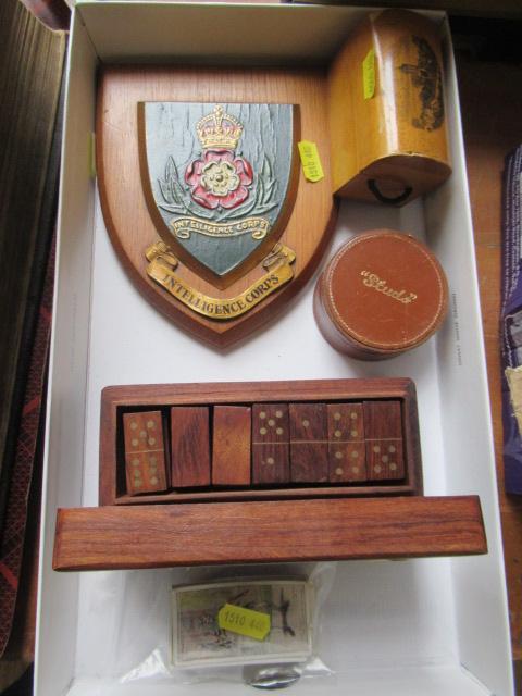 COLLECTABLES INCLUDING DOMINOS, MAUCHLINE WARE BOX Image