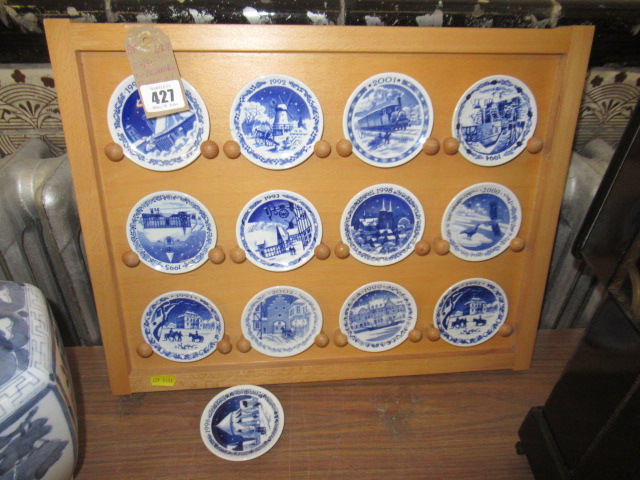 ROYAL COPENHAGEN PLATES ON STAND Image