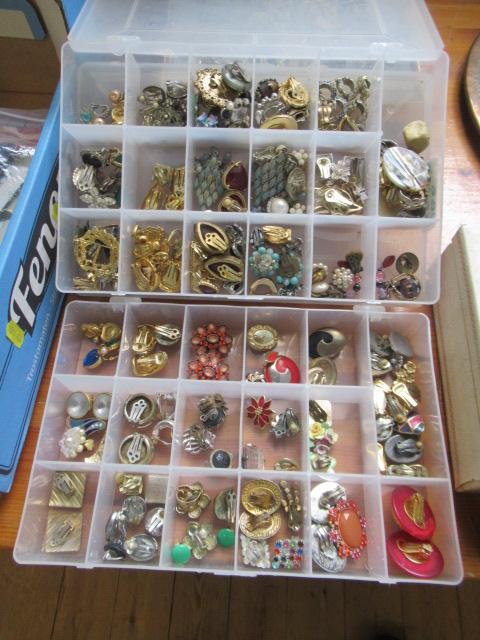TWO CASES OF COSTUME JEWELLERY Image
