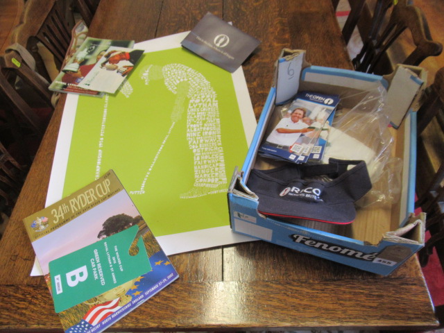 RYDER CUP GOLF MEMORABILIA Image