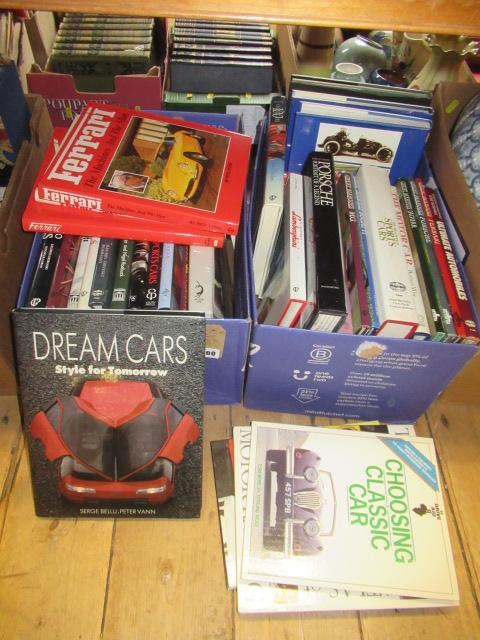 TWO BOXES OF CLASSIC CAR BOOKS Image