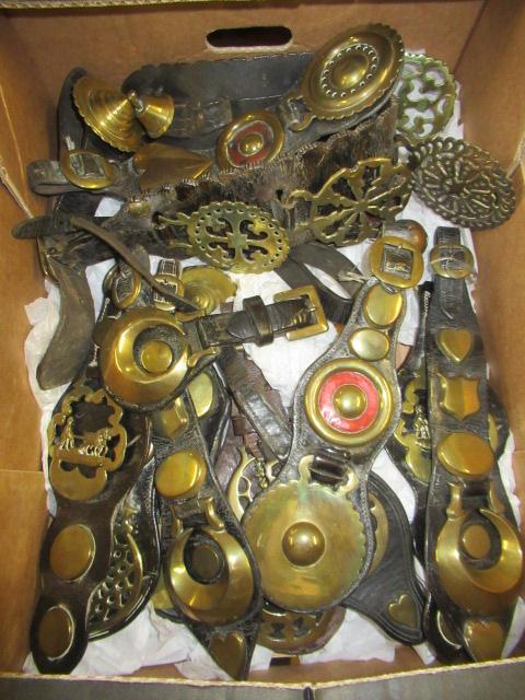 BOX OF ANTIQUE MARTINGALES Image