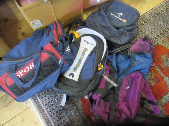 FOUR BAGS/BACKPACKS Image
