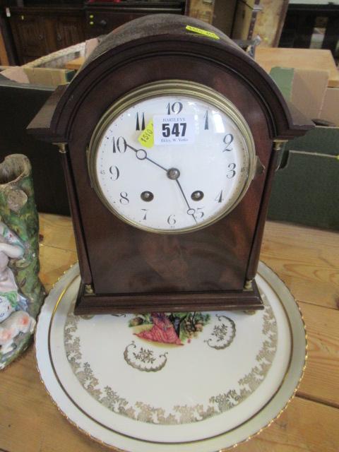 MANTEL CLOCK AND PLATE Image