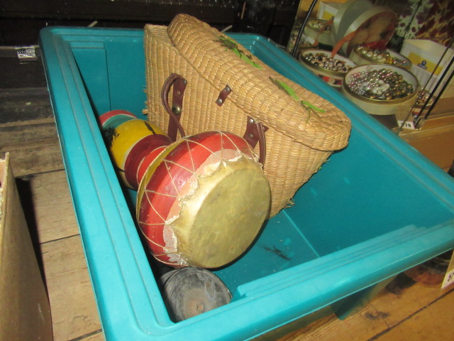 BOX WITH DRUM ETC Image