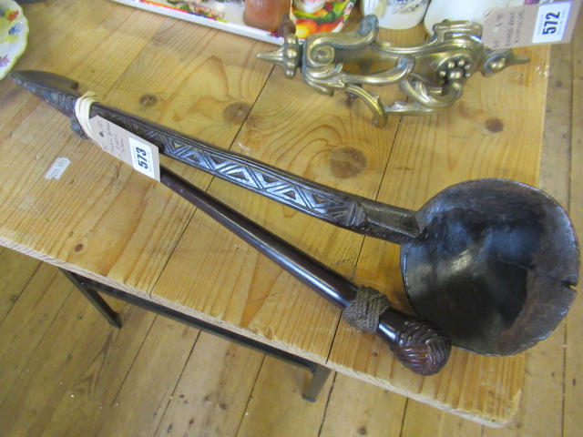 TREEN BATTON AND RUSTIC SPOON Image