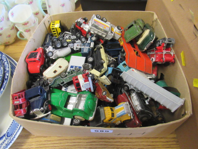 BOX OF DIECAST CARS Image