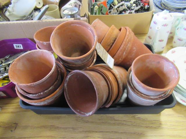 OLD TERRACOTTA PLANT POTS Image