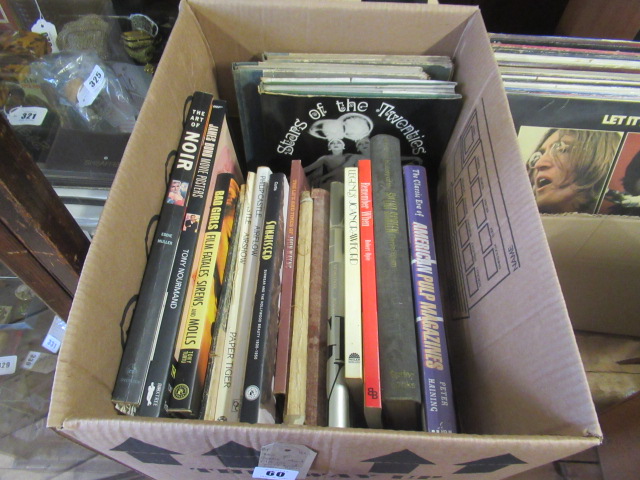 BOX OF BOOKS ABOUT FILMS INCLUDING JAMES BOND POSTER BOOK Image