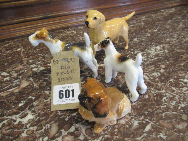 FOUR BESWICK DOGS Image