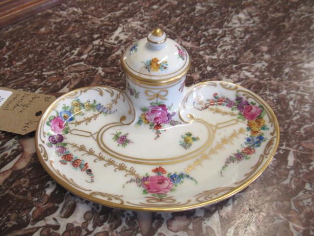 ANTIQUE DRESDEN INKWELL Image