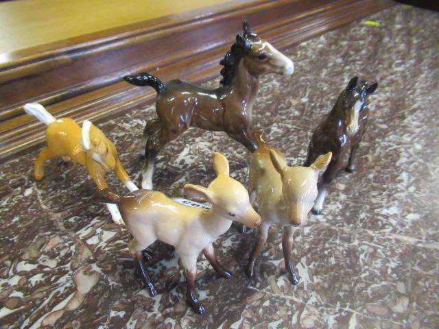 BESWICK HORSES AND DEER Image