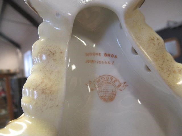 MOORE BROS. PORCELAIN FIGURAL CACHE POT Image