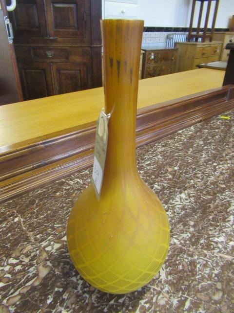 ANTIQUE SATIN GLASS VASE Image