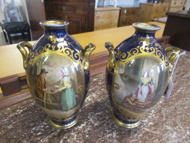 PAIR OF ROYAL BONN CRIES OF LONDON VASES Image