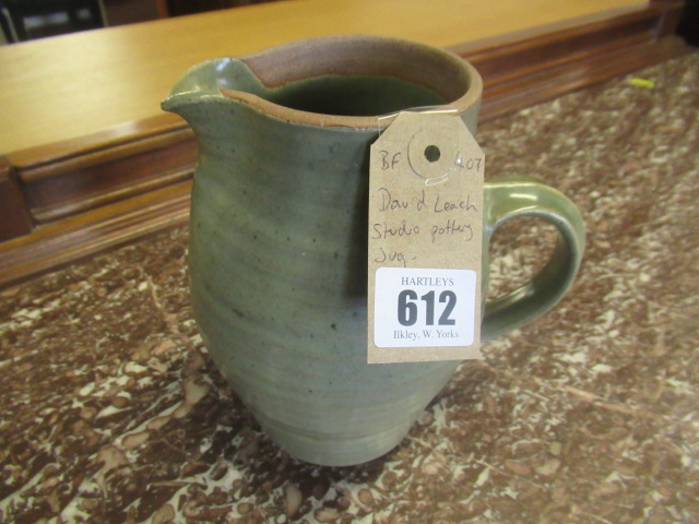 DAVID LEACH STUDIO POTTERY JUG WITH SEAL MARK Image