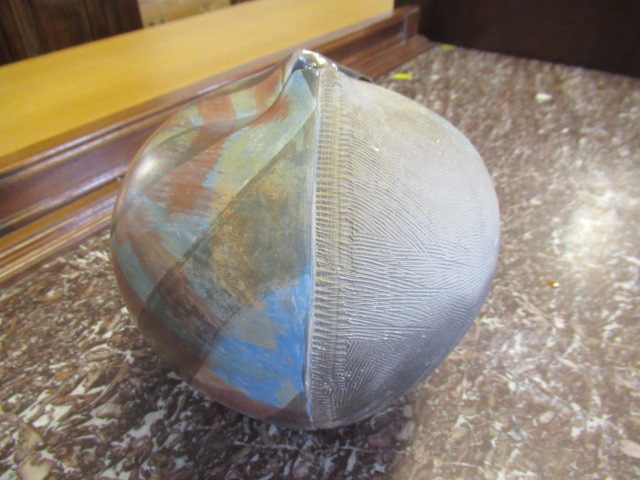 STUDIO POTTERY ART VASE SIGNED POLAR Image