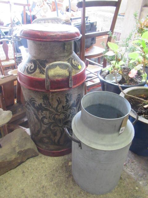 TWO MILK CHURNS Image