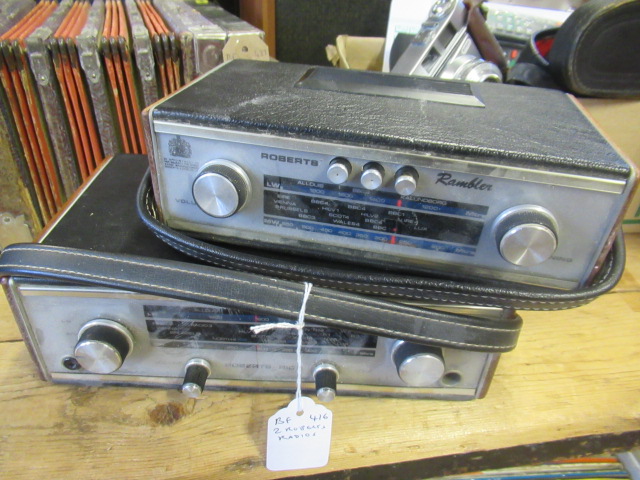 TWO ROBERTS RADIOS Image