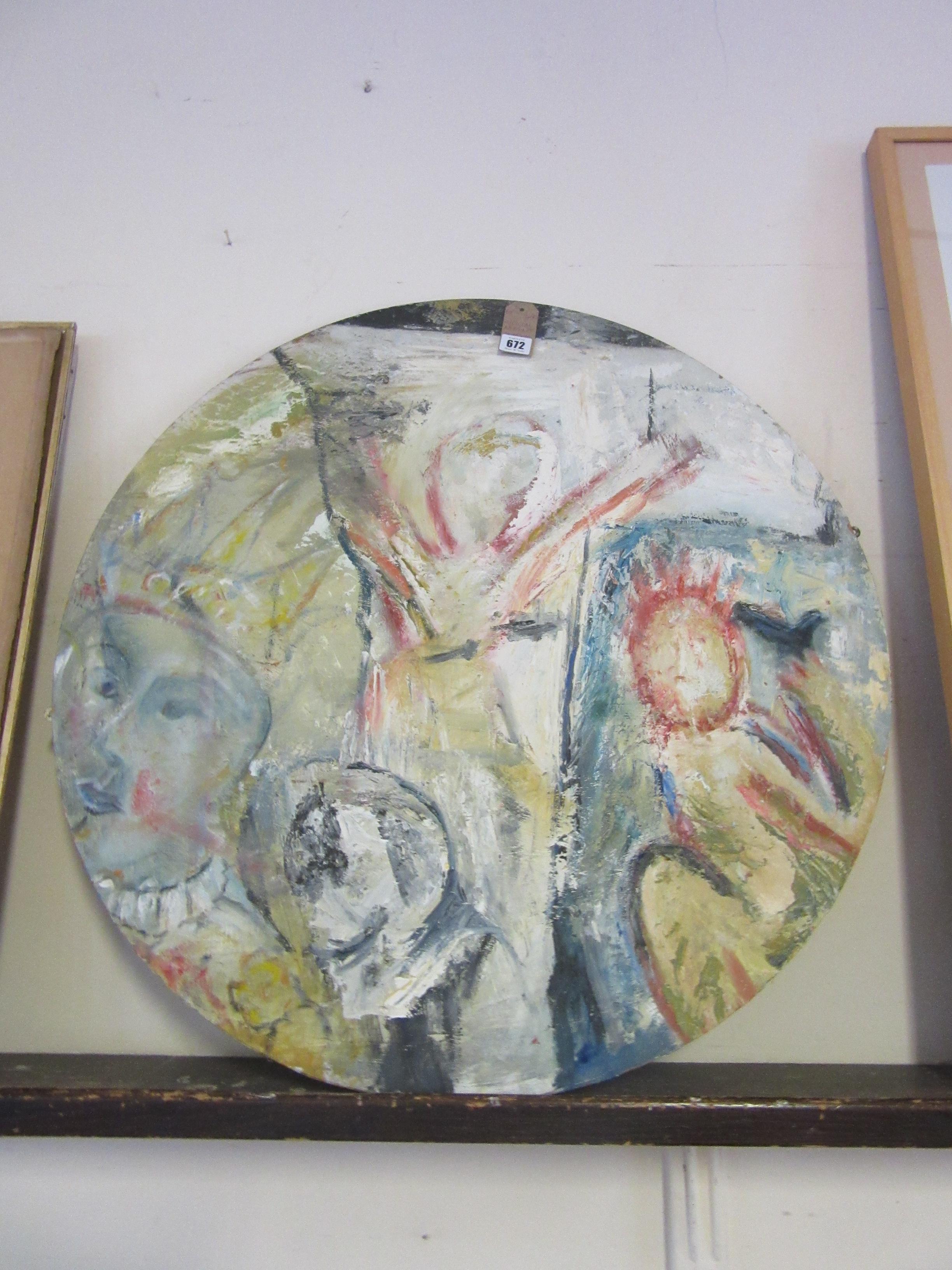 CIRCULAR ABSTRACT PAINTING Image