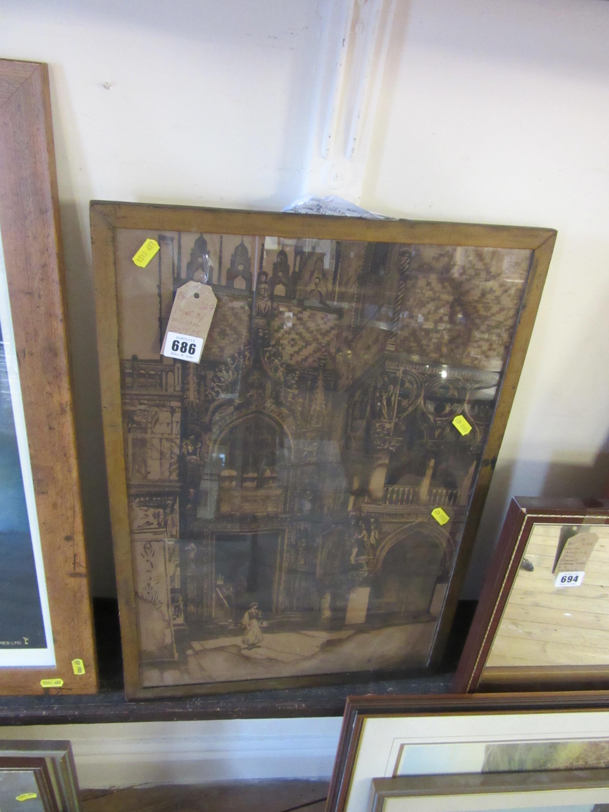 WILLIAM SCOTT, ST MARKS, VENICE, SIGNED, INSCRIBED AND DATED 1886 Image