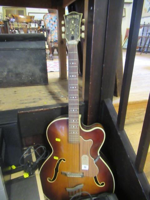 RETRO HOFNER ACOUSTIC GUITAR Image