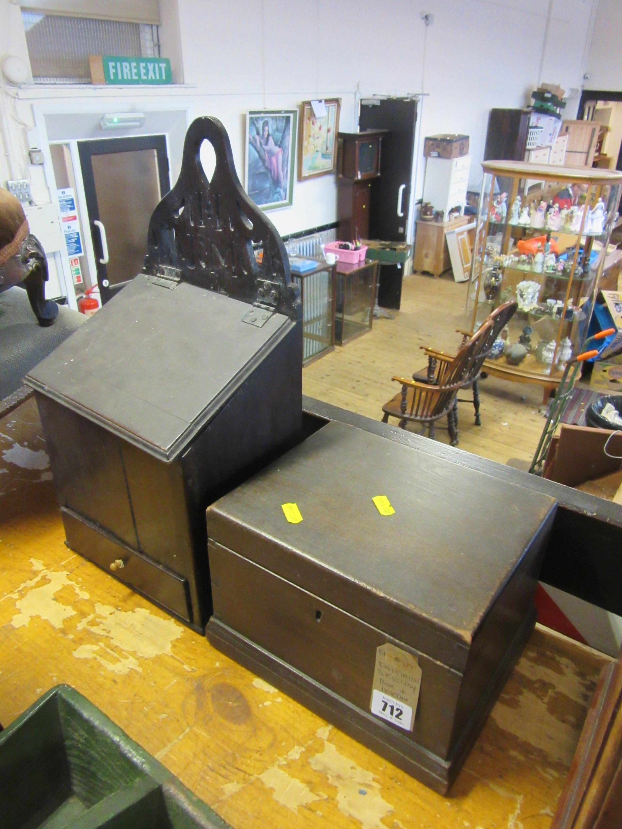 INITIALED SCULLERY BOX AND ANOTHER Image
