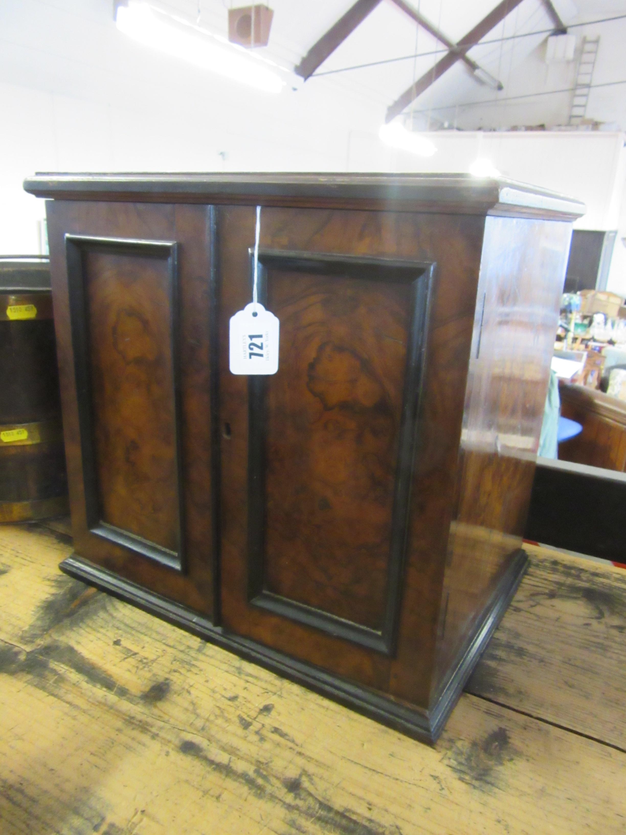 WALNUT COLLECTORS SPECIMEN CABINET Image