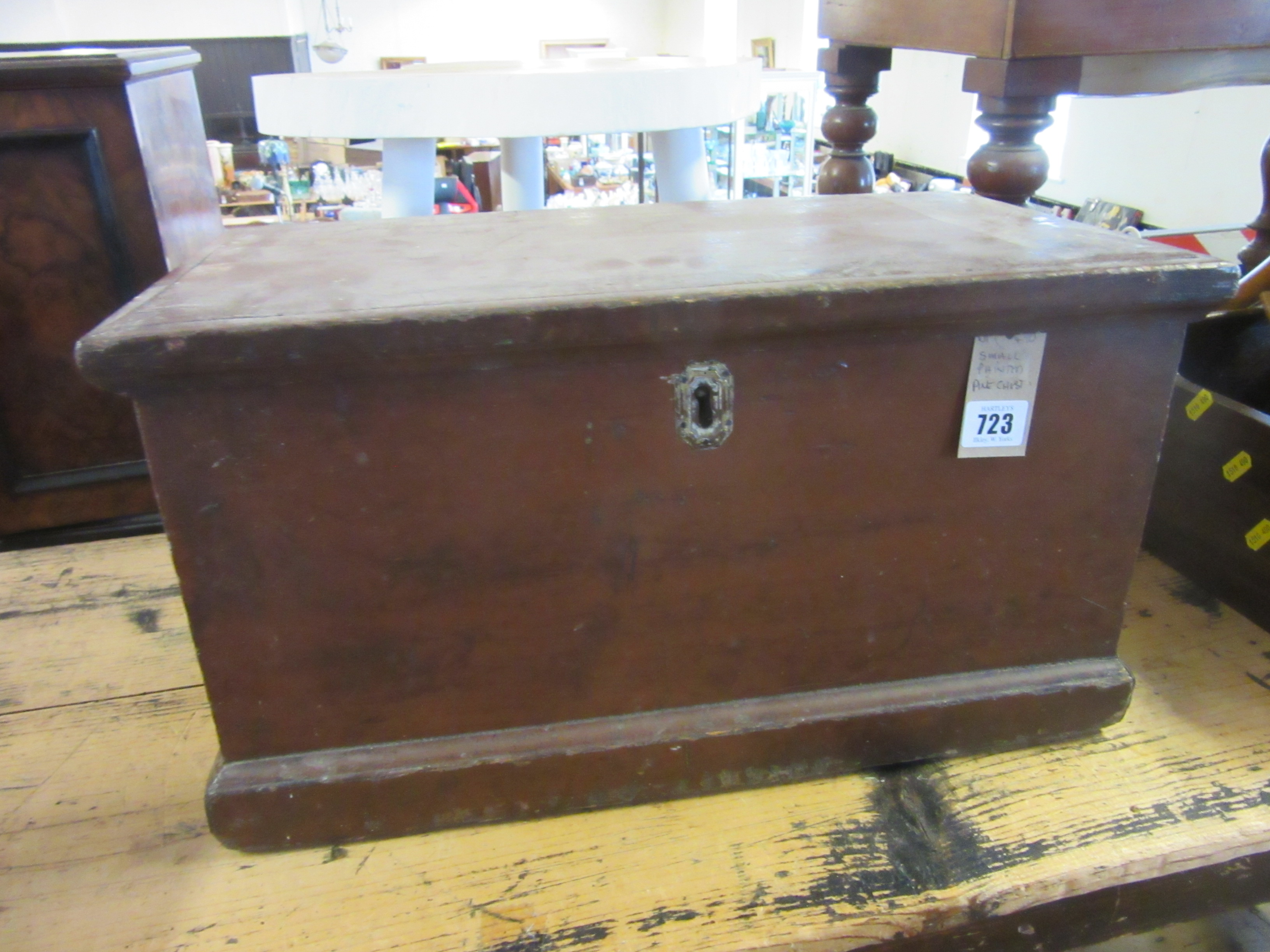 SMALL PAINTED PINE CHEST Image