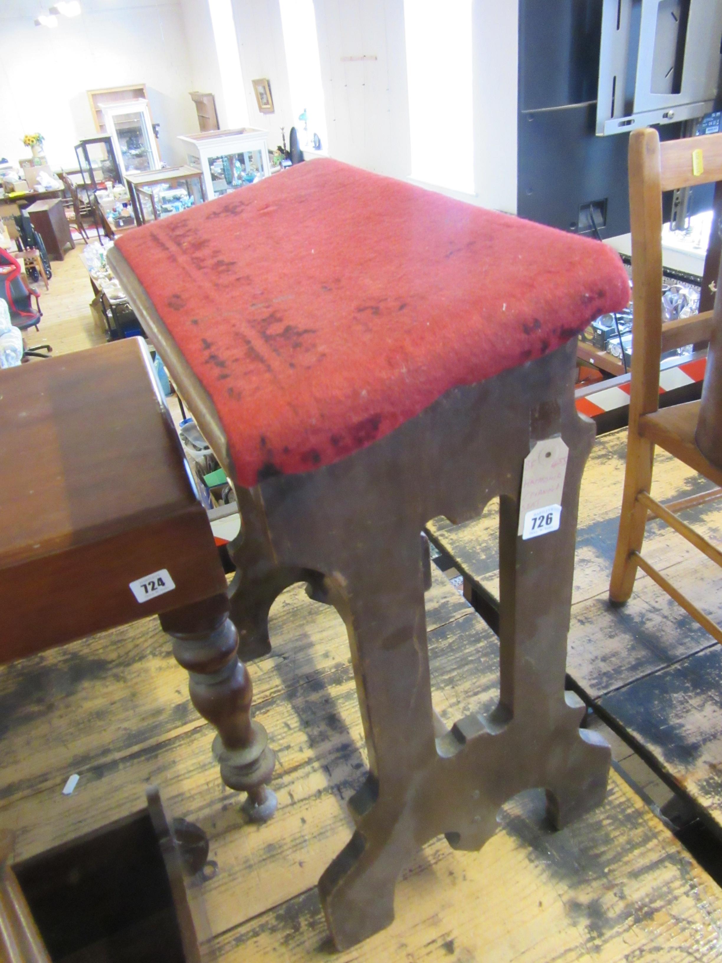 HARMONIUM/ PIANOLA SEAT Image