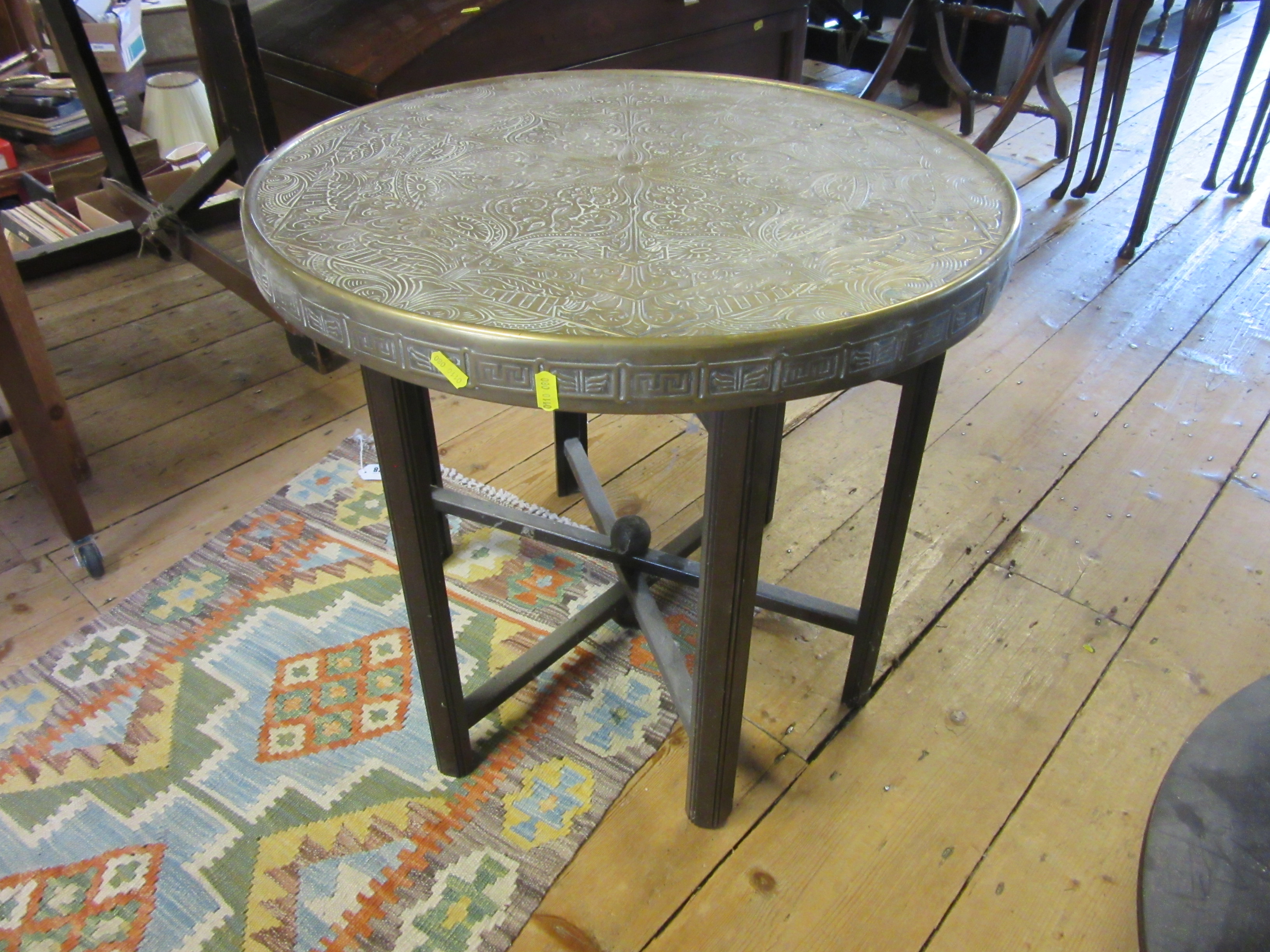 BRASS BENARES TABLE Image