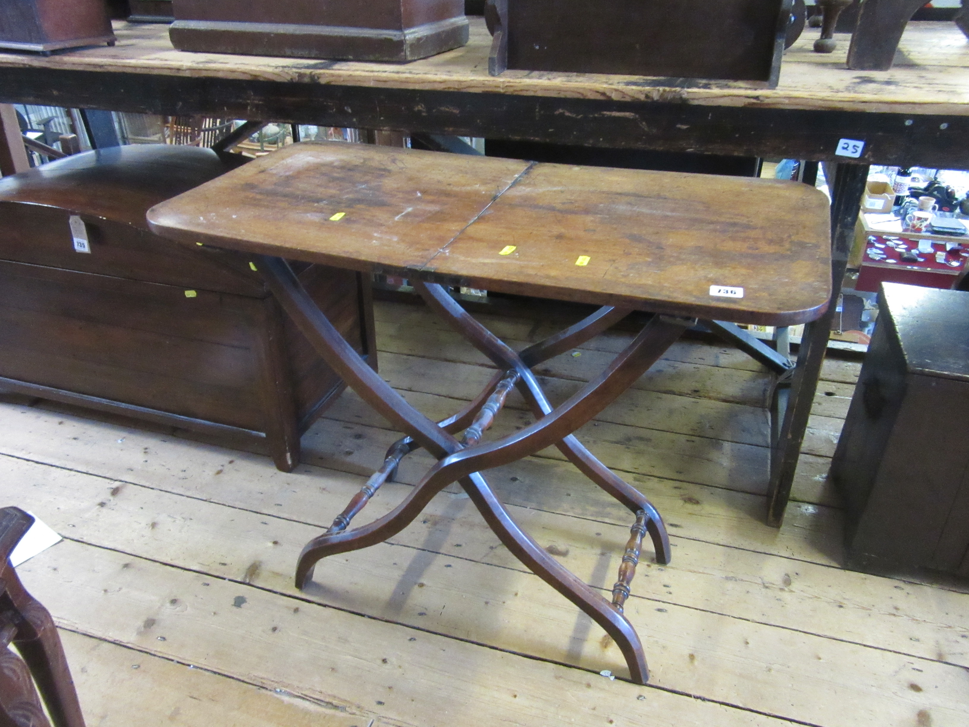 ANTIQUE FOLDING TABLE Image