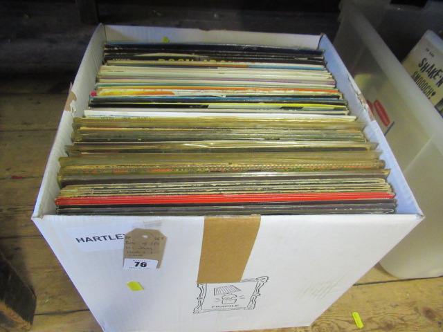 BOX OF LP RECORDS INCLUDING JIMI HENDRIX AND CREAM Image