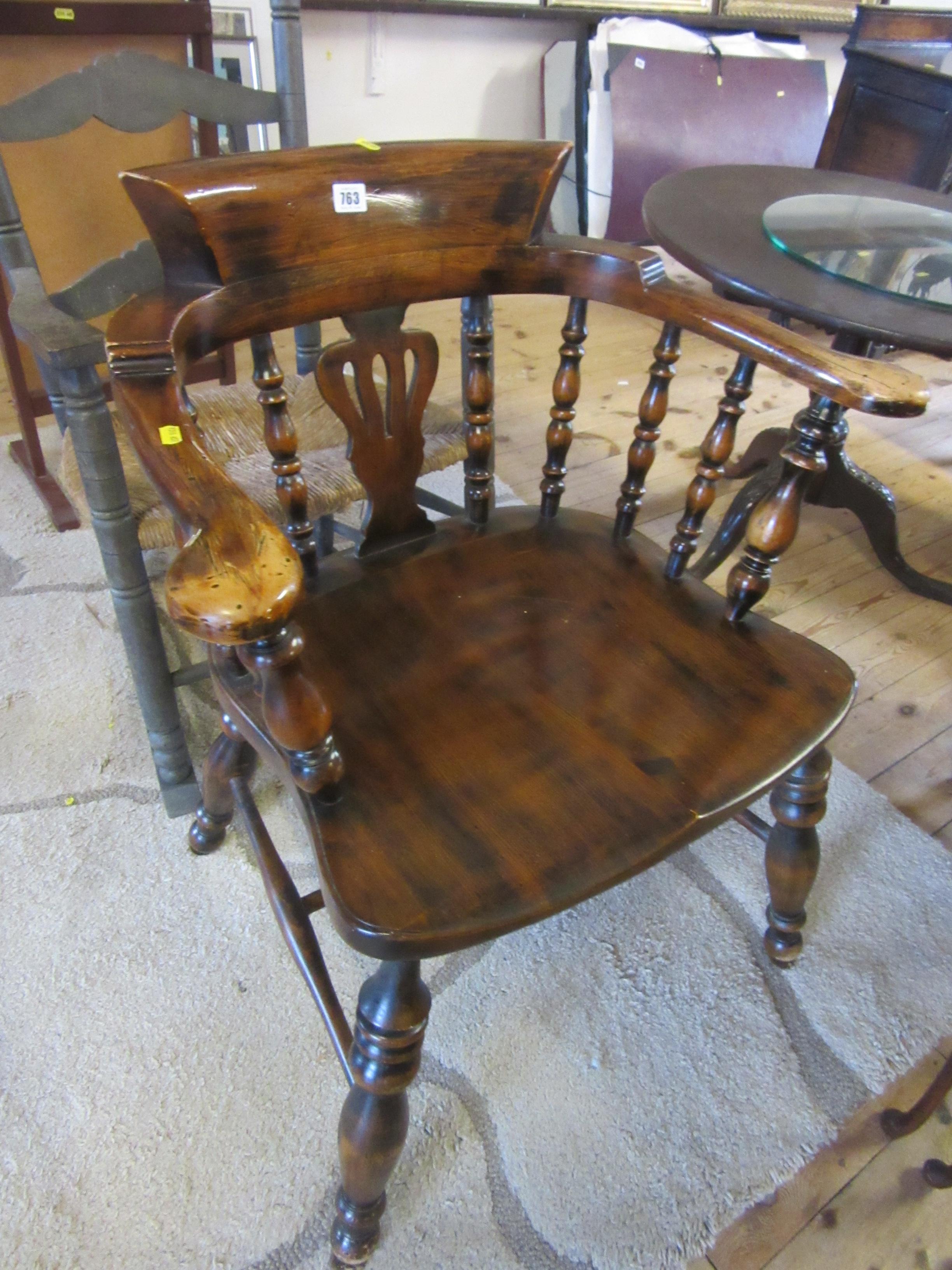 WOODEN TUB CHAIR Image