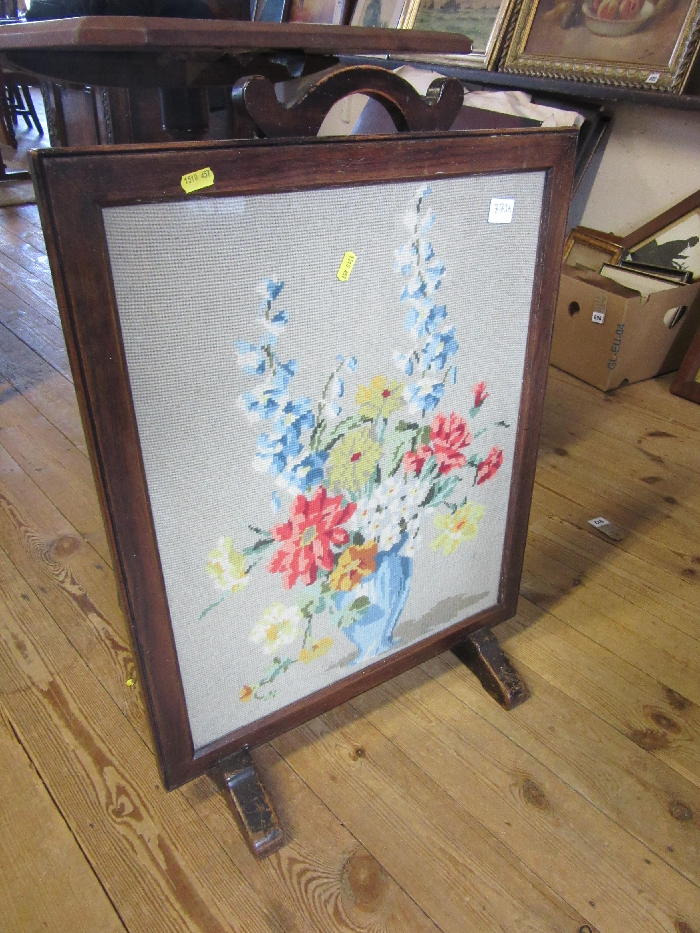 EMBROIDERED FIRE SCREEN Image