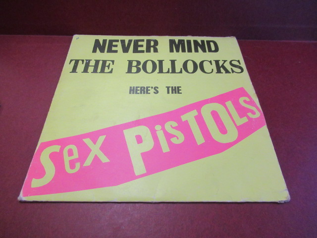 NEVER MIND THE B.... SEX PISTOLS LP RECORD Image