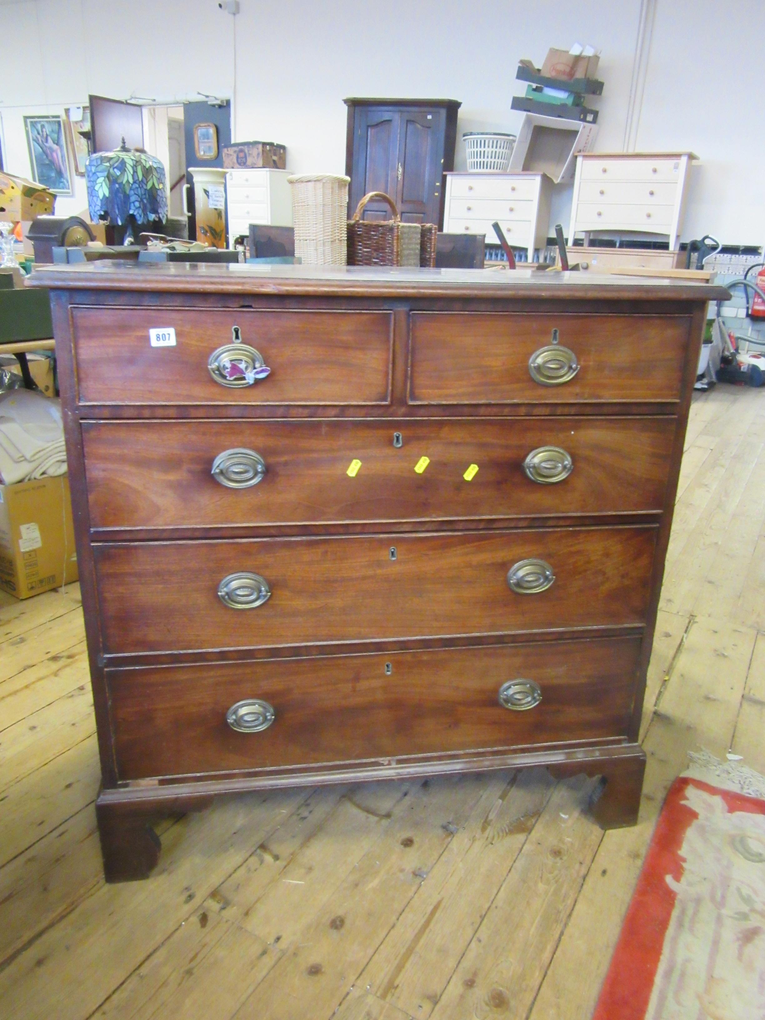 TWO OVER THREE DRAWER CHEST Image