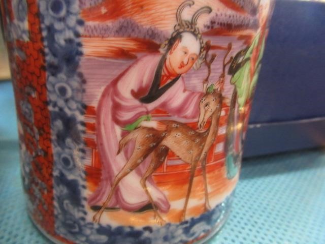 TRAY OF CERAMICS INCLUDING MEISSEN, SPODE AND ORIENTAL ITEMS Image