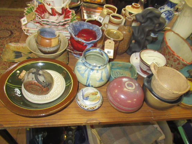 QUANTITY OF STUDIO POTTERY Image