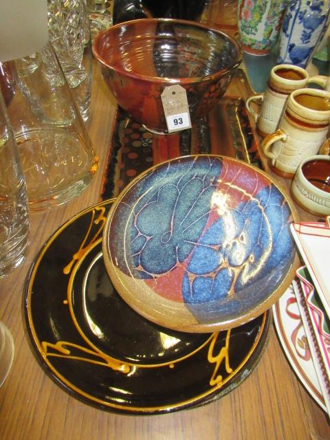 FIVE PIECES OF STUDIO POTTERY Image